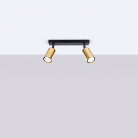 Lámpara de techo WINX 2 negro/oro