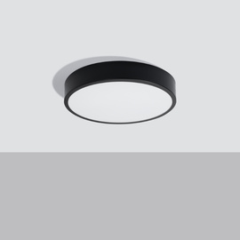 Plafón ONYX 40 negro LED 3000K