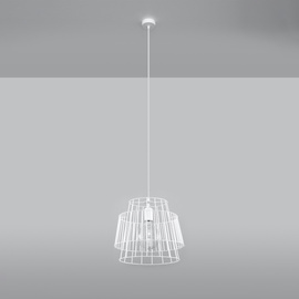 Lámpara colgante GATE blanca