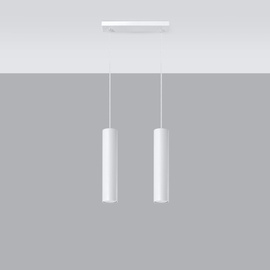 Lámpara colgante LAGOS 2 blanca