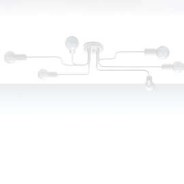 Lámpara VECTOR 6 blanca