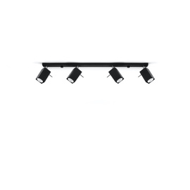 Lámpara de techo MERIDA 4L negra