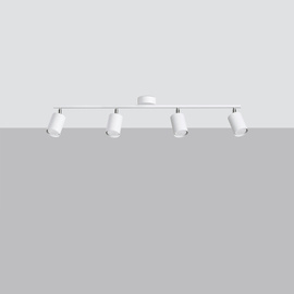 Lámpara de techo LEMMI 4L blanca