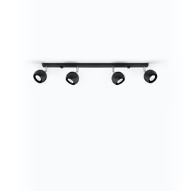 Lámpara de techo OCULARE 4L negra