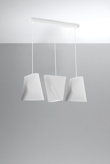 Lámpara de araña BLUM 3 blanca + 3x bombilla LED E27 4000K Fría 7,5W 650lm