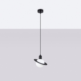 Lámpara colgante HYPERION 1 negro