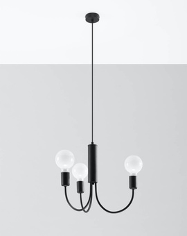 Lámpara de araña PICCOLO 3 + 3x bombilla LED E27 3000K Cálida 7,5W 620lm