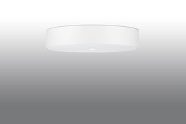 Plafond SKALA 70 blanco + 6x Bombilla LED E27 4000K Fría 7,5W 650lm