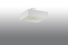 Plafond LOKKO 45 blanco + 5x bombilla LED E27 4000K Fría 7,5W 650lm