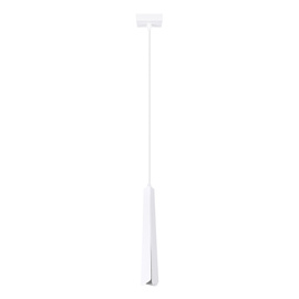 PRYSM Lámpara colgante 1 blanco + 1x bombilla LED G9 4000K Frío 4,5W 460lm