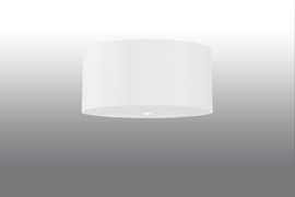 Plafond OTTO 50 blanco + 5x Bombilla LED E27 4000K Fría 7,5W 650lm