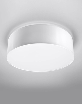 Plafón de techo ARENA 35 BLANCO + 2x bombilla LED E27 4000K Fría 7,5W 650lm