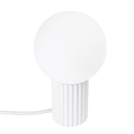 Lámpara de mesa HALO blanca