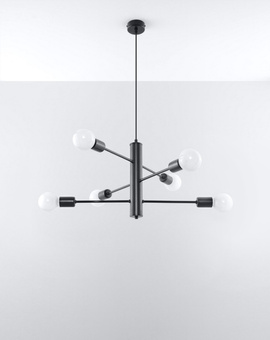 Lámpara DUOMO 6 + 6x bombilla LED E27 3000K Cálida 7,5W 620lm