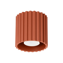 Plafón AURA 1 rojo ocre GU10
