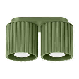 Lámpara de techo AURA 2 verde oliva GU10