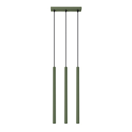 Lámpara colgante PASTELO 3 verde oliva
