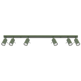 Lámpara de techo RING 6L verde oliva