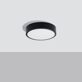 Plafón ONYX 30 negro LED 3000K