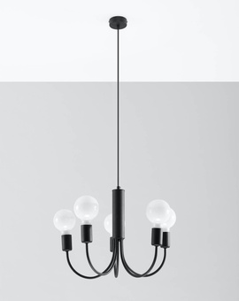 Lámpara de araña PICCOLO 5 + 5x bombilla LED E27 3000K Cálida 7,5W 620lm