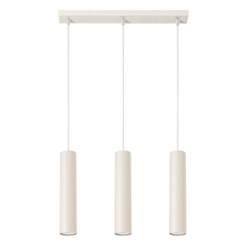 Lámpara colgante LAGOS 3L beige
