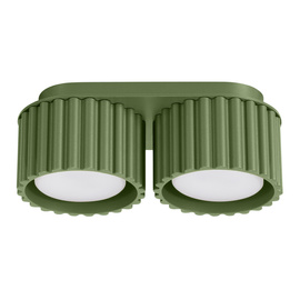 Lámpara de techo AURA 2 verde oliva Gx53