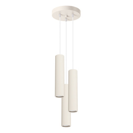 Lámpara colgante KARBON 3P beige