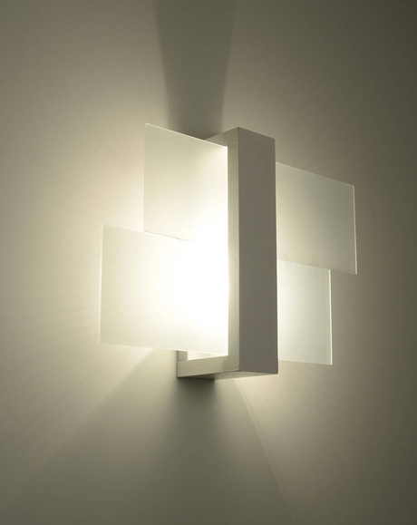 Aplique FENIKS 1 blanco + 1x bombilla LED E27 3000K Cálida 7,5W 620lm