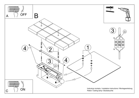 Plafond LAPPO madera natural + 2x bombilla LED E27 4000K Fría 7,5W 650lm