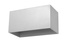 Lámpara de pared QUAD MAXI gris + 2x bombilla LED G9 3000K Cálida 4.5W 510lm