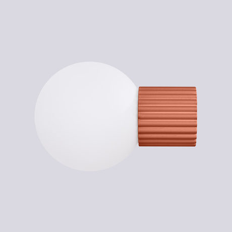 Aplique HALO rojo ocra IP44