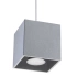 Lámpara colgante QUAD 1 gris