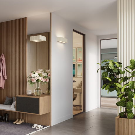 Aplique de cerámica RIGATA beige