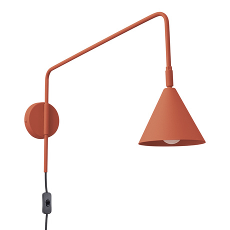 Aplique NOX rojo ocre