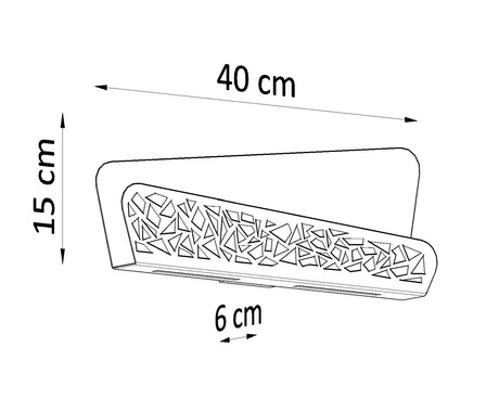 Aplique ALIZA blanco + bombilla LED G9 4000K Fría 4,5W 530lm