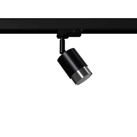 NERO negro/cromo GU10 aplique 4000K 7W 530lm