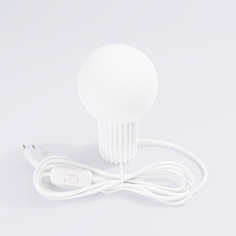 Lámpara de mesa HALO blanca