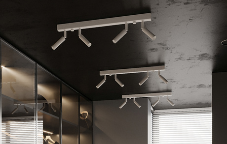 Plafond EYETECH 3 blanco + 3x bombilla LED G9 3000K Cálido 4.5W 510lm