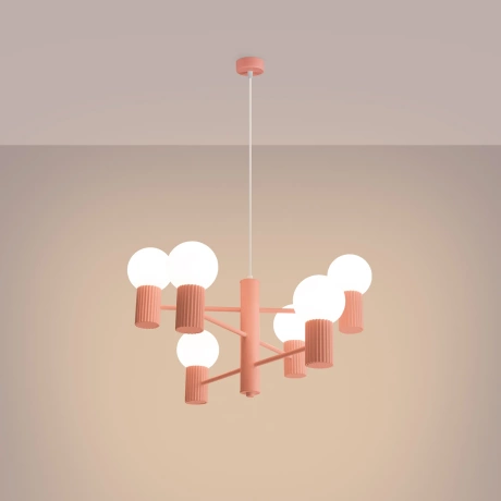 Araña HALO 6 melocotón