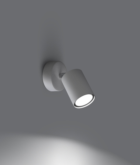 Aplique LEMMI 1 blanco + 1x bombilla LED GU-10 4000K Fría 7W 530lm