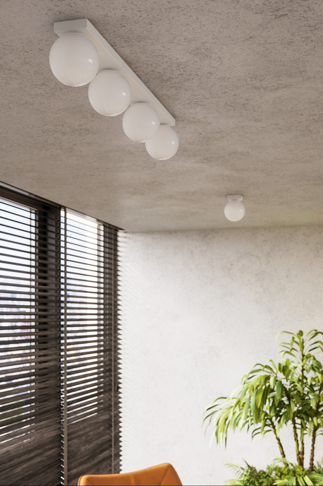 Plafond YOLI 2 blanco + 2x bombilla LED G9 3000K Cálido 4,5W 450lm