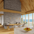 Lámpara colgante LINO 3 natural + 3 bombillas LED GU-10 3000K Warm 7W 620lm