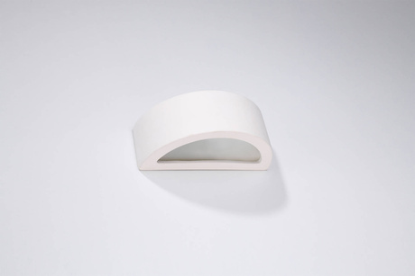 Aplique de cerámica ATENA 20 blanco + 1x bombilla LED E27 4000K Fría 7,5W 650lm