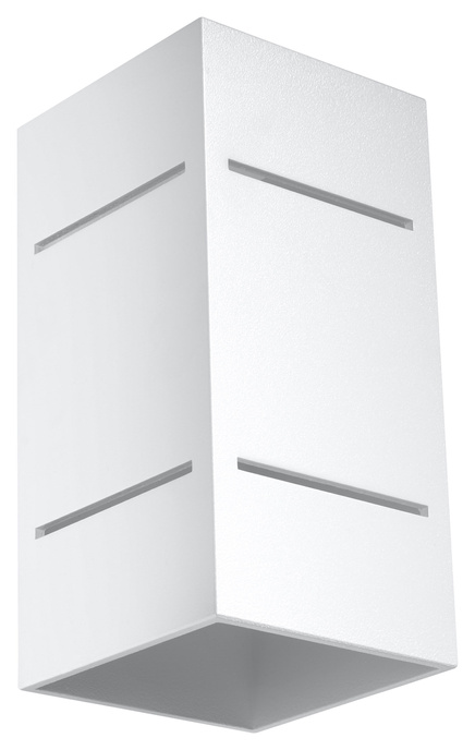 Aplique BLOCCO blanco + 1x bombilla LED G9 3000K Cálida 4,5W 510lm