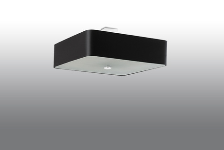 Plafond LOKKO 55 negro + 5x bombilla LED E27 4000K Fría 7,5W 650lm