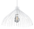 UMB lámpara colgante blanco + 1x bombilla LED E27 3000K Warm 7.5W 620lm