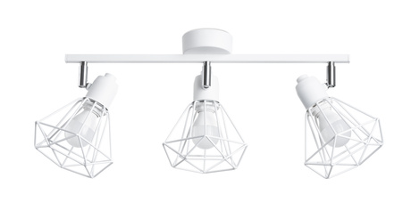 Plafond ARTEMIS 3 blanco + 3x bombilla LED E14 3000K Cálido 7,5W 620lm