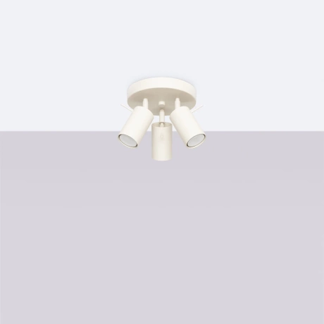 Lámpara de techo RING 3P beige