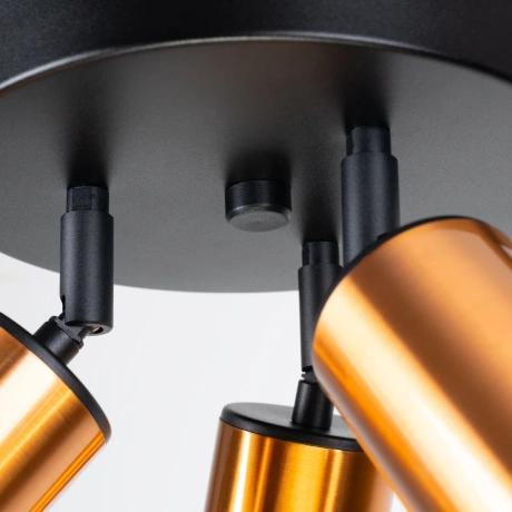 Lámpara de techo WINX 3P negro/cobre