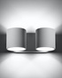 Aplique ORBIS 2 blanco + 2x bombilla LED G9 4000K Fría 4,5W 530lm